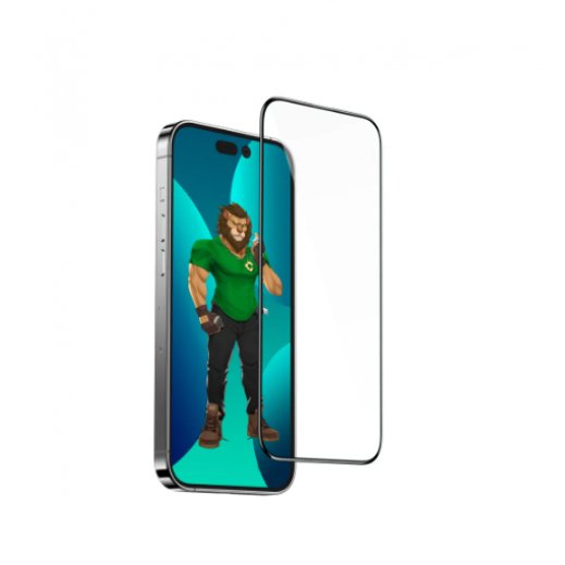 GREEN 3D CLEAR SCREEN PROTECTOR FOR IPHONE 14 PLUS