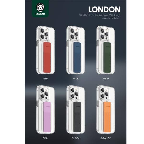Green London Slim Case / Grip Band For iphone 14 Pro Max Purple GNLC14PMPL