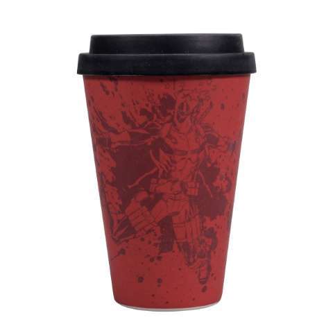 HMB LIDDED MUG: MARVEL- DEADPOOL (BAMBOO)