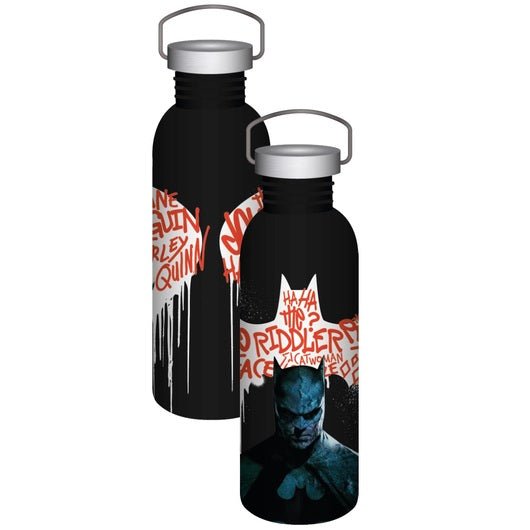 HMB METAL WATER BOTTLE: DC COMICS- BATMAN VILLAINS