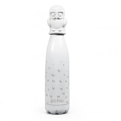 HMB METAL WATER BOTTLE: HARRY POTTER- HEDWIG (3D)