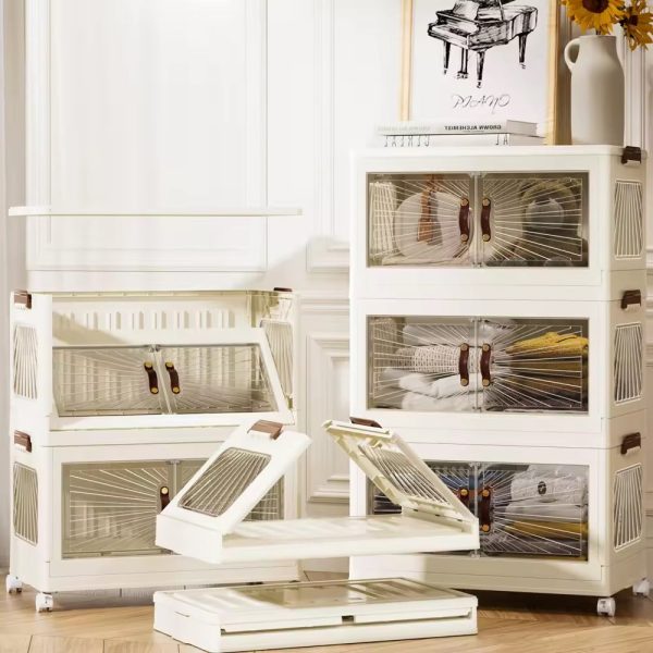 Home Kid Clothes, Toy Organizer, Folding Plastic Storage box
