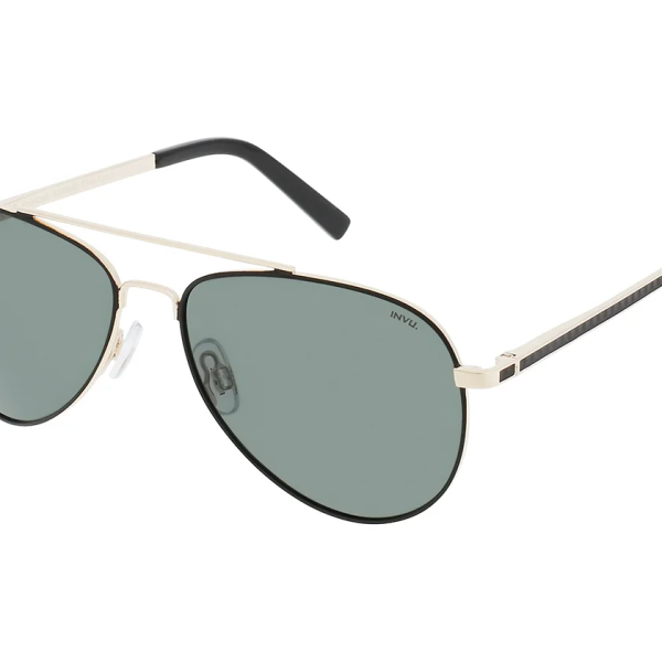 INVU Men sunglass , Gun/Matt Black B1306A