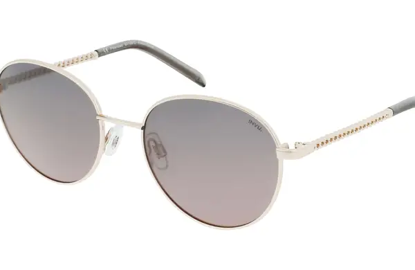 INVU Men sunglass , Rose Gold B1126C