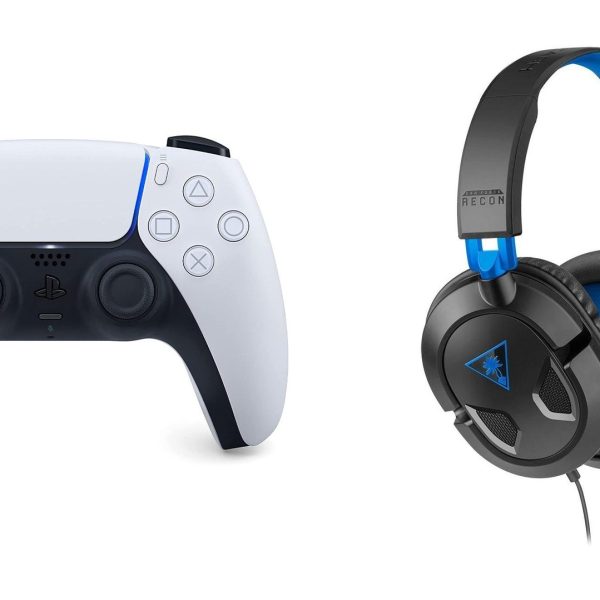 Level Up Offers: PS5 DualSense Controller White + Turtle Beach Recon 50P