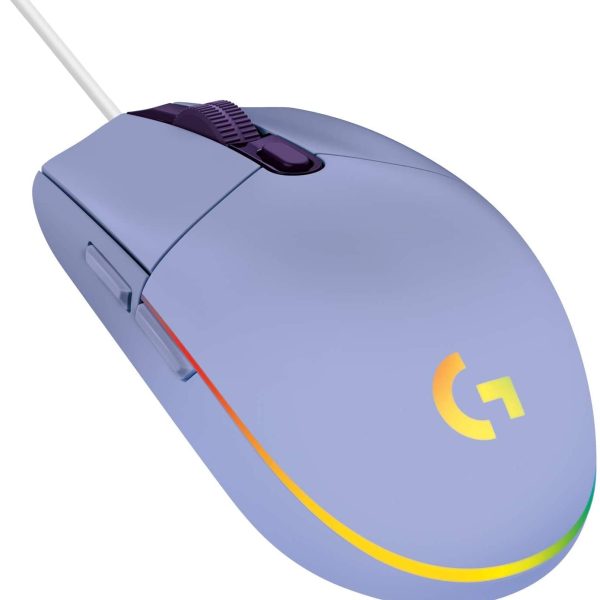 Logitech G203 LIGHTSYNC RGB Lighting Gaming Mouse - Lilac