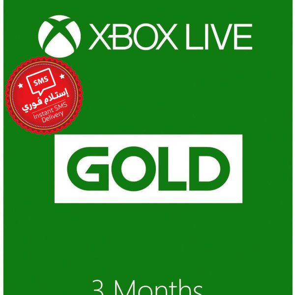 Microsoft Xbox LIVE 3 Month Gold Membership Gift Card (Instant SMS Delivery)