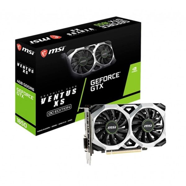 MSI GeForce GTX 1650 D6 VENTUS XS OC 4GB GDDR6 Gaming Graphics Card