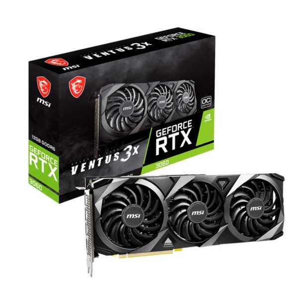 MSI GeForce RTX 3060 VENTUS 3X 12GB OC Graphics Card