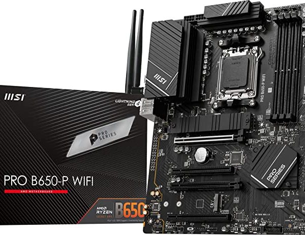 MSI PRO B650-P WIFI AMD B650 Socket AM5 ATX Motherboard