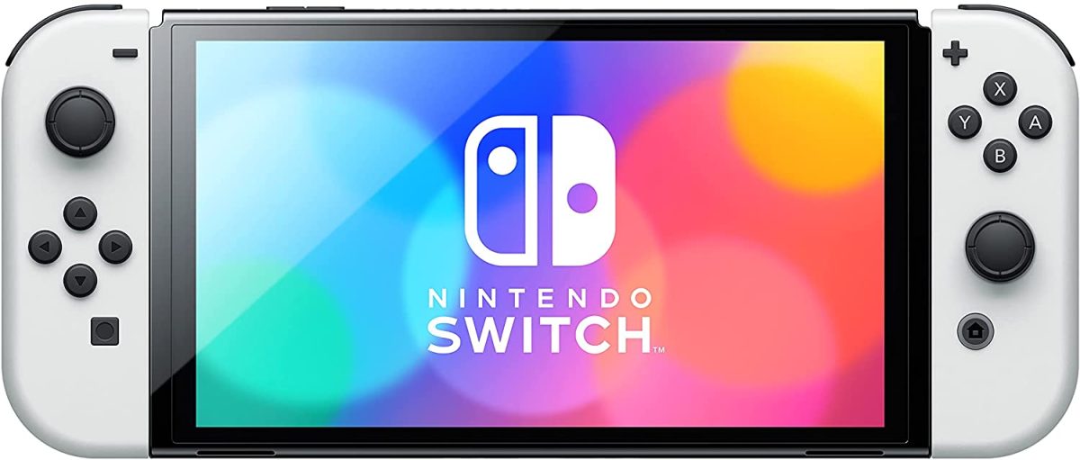 Nintendo Switch – OLED Model w/ White Joy-Con