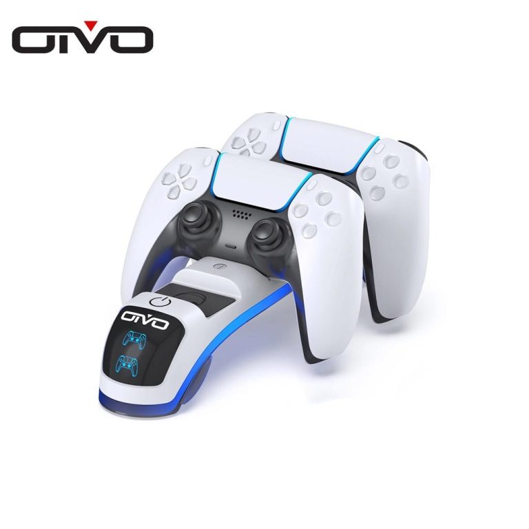 Oivo Controller Charging Station with Headset Holder for PS5 - White