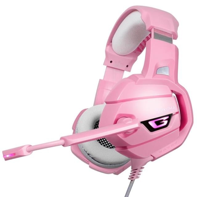 Onikuma K5 Professional Gaming Headset PINK - "Noise Cancellation"