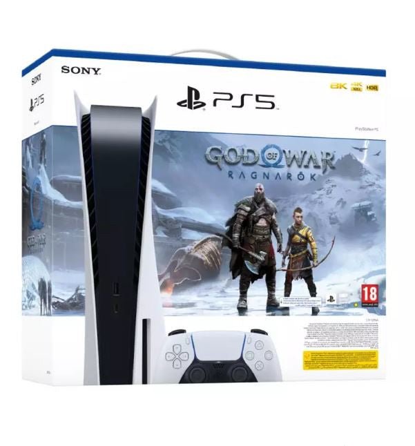 PlayStation 5 CD Edition Console + God of War: Ragnarok Voucher