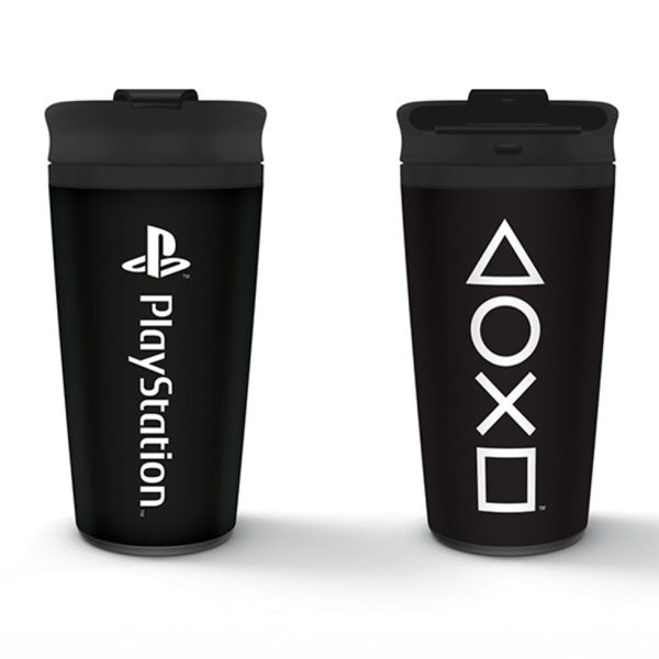 PLAYSTATION (ONYX) METAL TRAVEL MUG