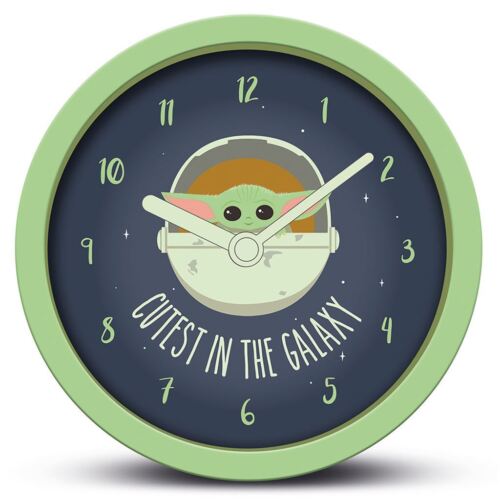 PMD DESK CLOCK: STAR WARS- THE MANDALORIAN (CUTEST IN THE GALAXY)