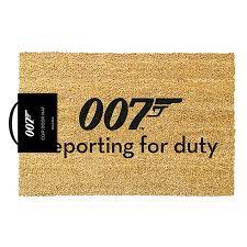 PMD DOORMAT: 007- JAMES BOND (REPORTING FOR DUTY)