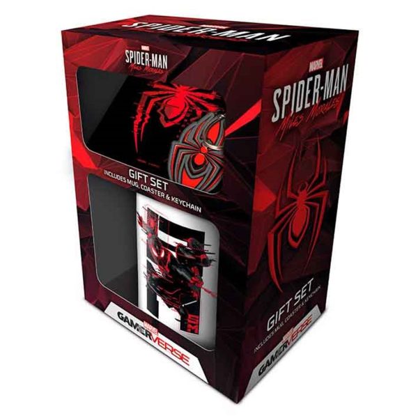 PMD GIFT SET: MARVEL- SpiderMan (MERC GOALS) (MUG + COASTER + KEYCHAIN)