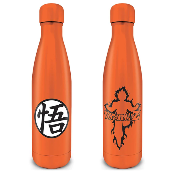 PMD METAL WATER BOTTLE: DBZ- DRAGON BALL SON GOKUS KANJI