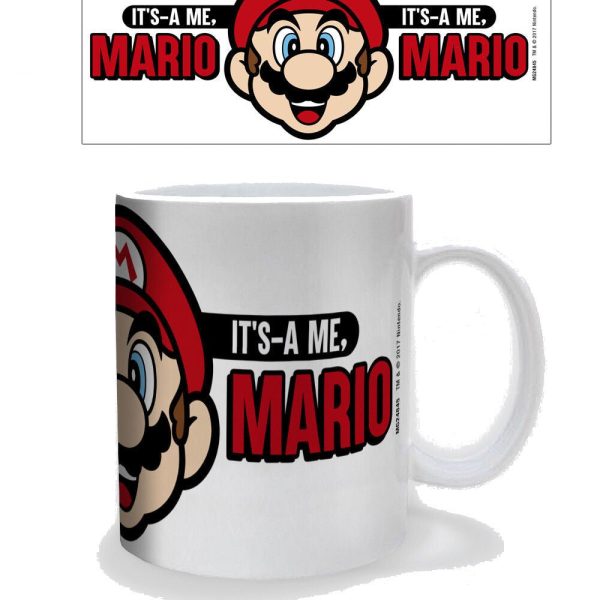 PMD MUG: NINTENDO- SUPER MARIO ITS-A ME, MARIO