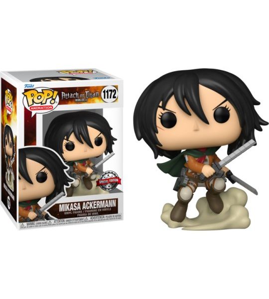 Pop! Animation: AOT- Mikasa Ackermann (Exc)