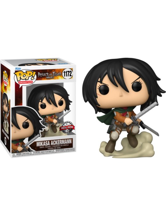 Pop! Animation: AOT- Mikasa Ackermann (Exc)