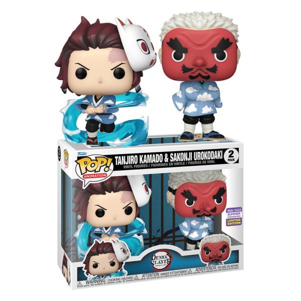 Pop! Animation: Demon Slayer - Tanjiro/Sakonji 2pk (SDCC23)