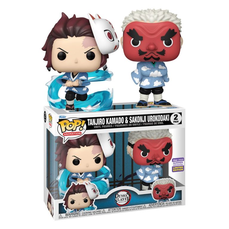 Pop! Animation: Demon Slayer - Tanjiro/Sakonji 2pk (SDCC23)