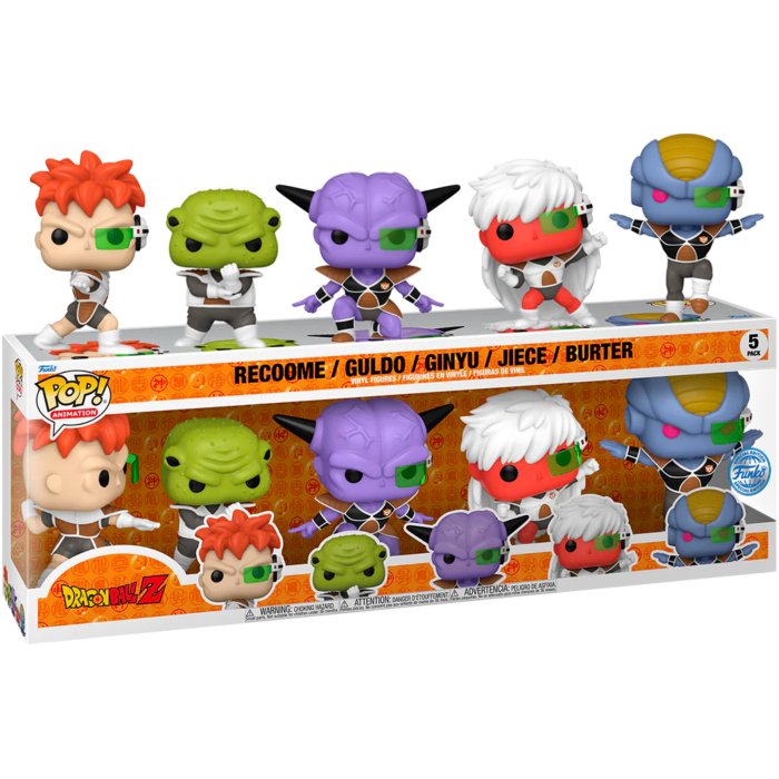 Pop! Animation: Dragon Ball Z S10 - Ginyu Force 5pk (Exc)