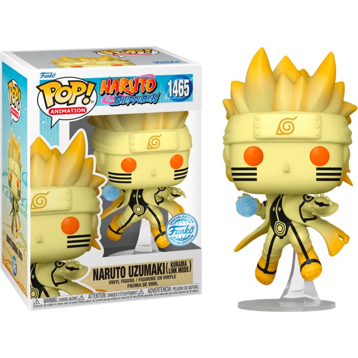 Pop! Animation: Naruto - Naruto (Kurama Link Mode) w/Chase (Exc)