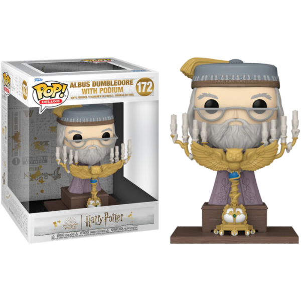Pop Deluxe! Movies: Harry Potter: The Prisoner of Azkaban - Dumbledore with Podium