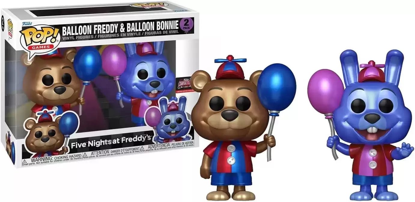 Pop! Games: Five Night at Freddy's - Balloon Bonnie and Freddy 2pk (MT)(Exc)