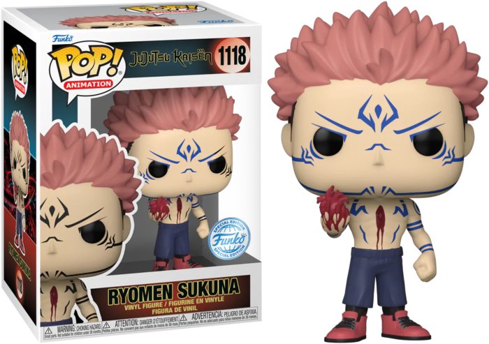POP: JUJUTSU KAISEN- RYOMEN SUKUNA W/ HEART (EXC)