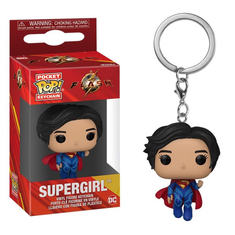 POP KEYCHAIN: DC COMICS- THE FLASH SUPERGIRL