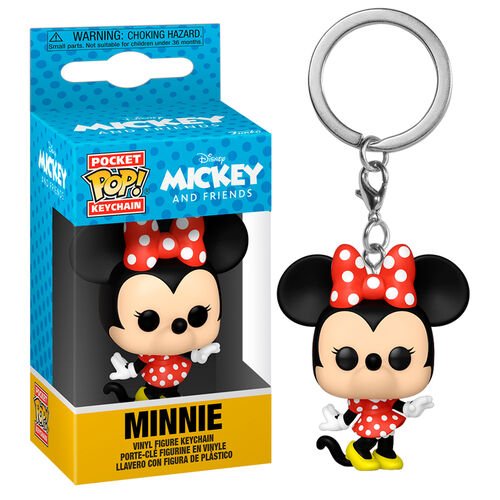 POP KEYCHAIN: DISNEY- MICKEY & FRIENDS MINNIE MOUSE
