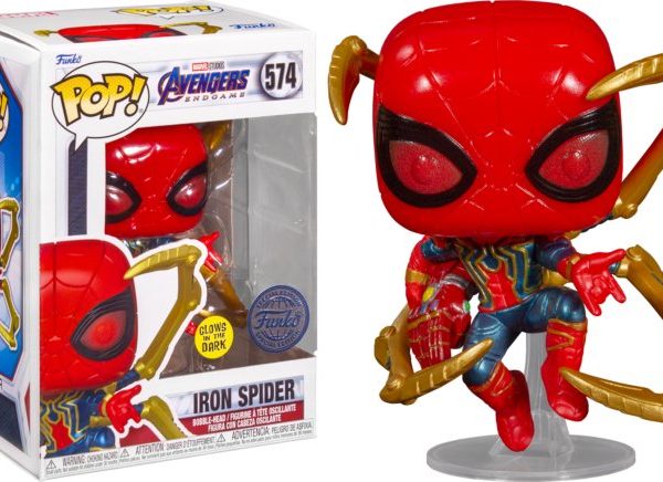 POP: MARVEL- AVENGERS END GAME IRON SPIDER W/ GAUNTLET (GW) (EXC)