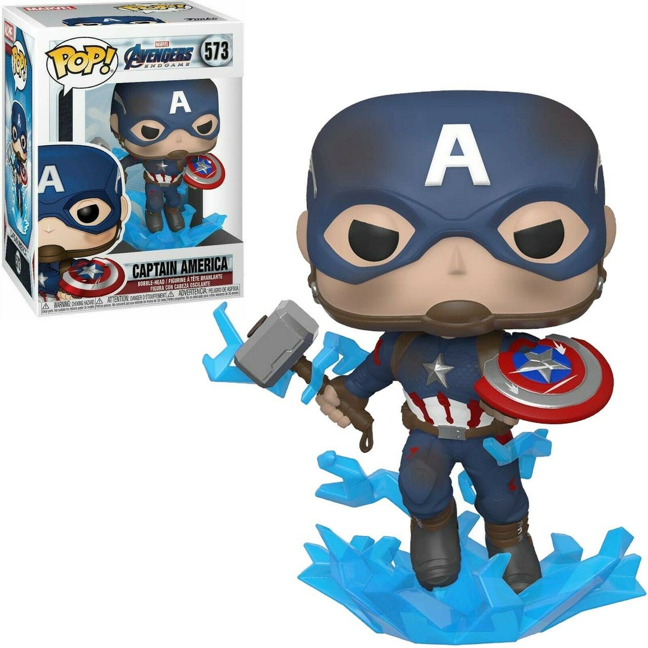 Pop! Marvel: Avengers Endgame - Capt A w/ Broken Shield