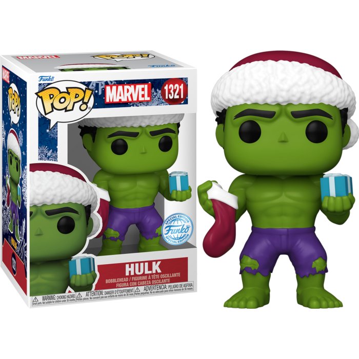 Pop! Marvel: Holiday - Green Hulk (Exc)