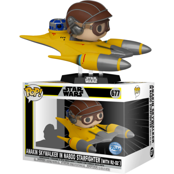 Pop Ride Super DLX! Star Wars: Anakin in Naboo Starfighter (Exc)