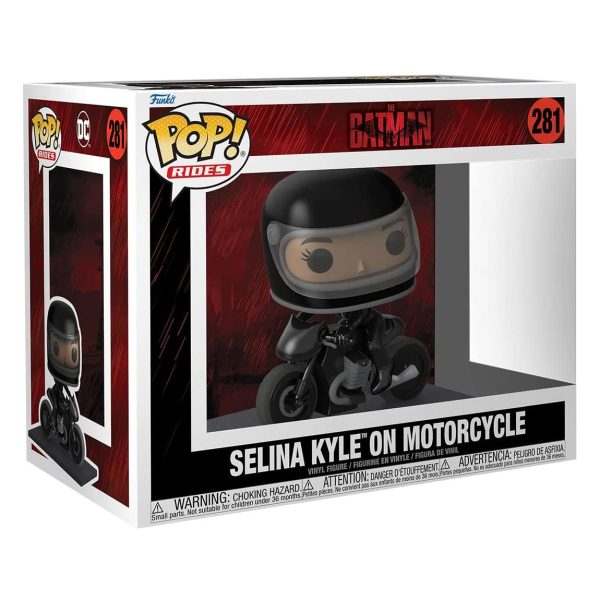 POP RIDES: DC COMICS- THE BATMAN SELINA KYLE AS CATWOMAN W/ MOTORCYCLE