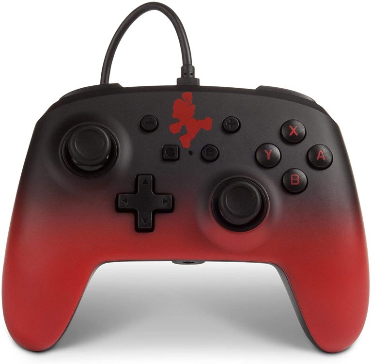PowerA Enhanced Wired Controller for Nintendo Switch – Mario Fade
