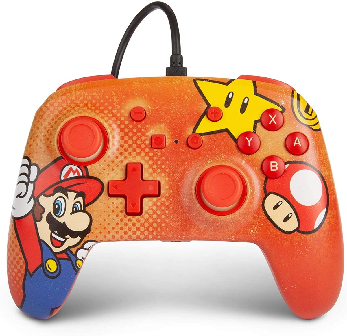 PowerA Enhanced Wired Controller for Nintendo Switch - Mario Vintage