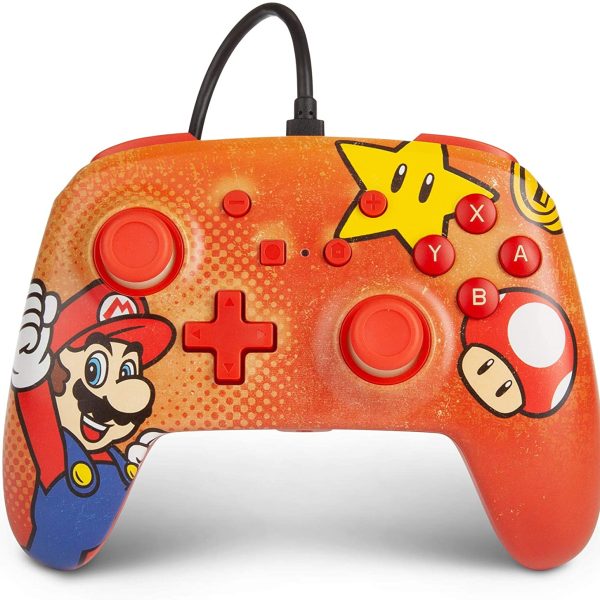 PowerA Enhanced Wired Controller for Nintendo Switch - Mario Vintage