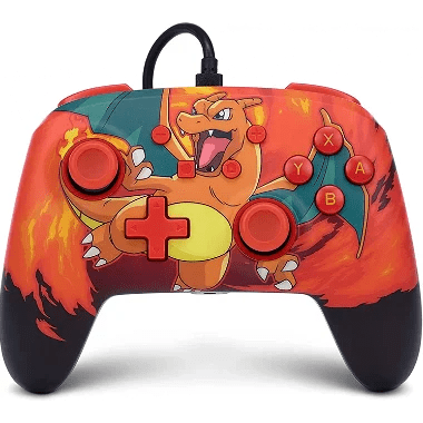 PowerA Enhanced Wired Controller for Nintendo Switch (Pokemon: Charizard Vortex)