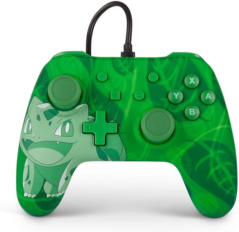 PowerA Pokémon Enhanced Wired Controller for Nintendo Switch – Overgrow Bulbasaur