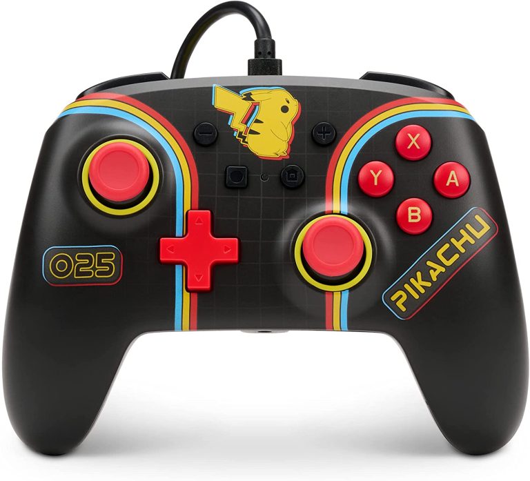 PowerA Pokémon Enhanced Wired Controller for Nintendo Switch – Pikachu Arcade