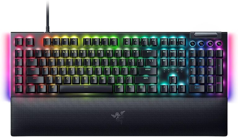 Razer Keyboard BlackWidow V4 Green Mechanical Switches