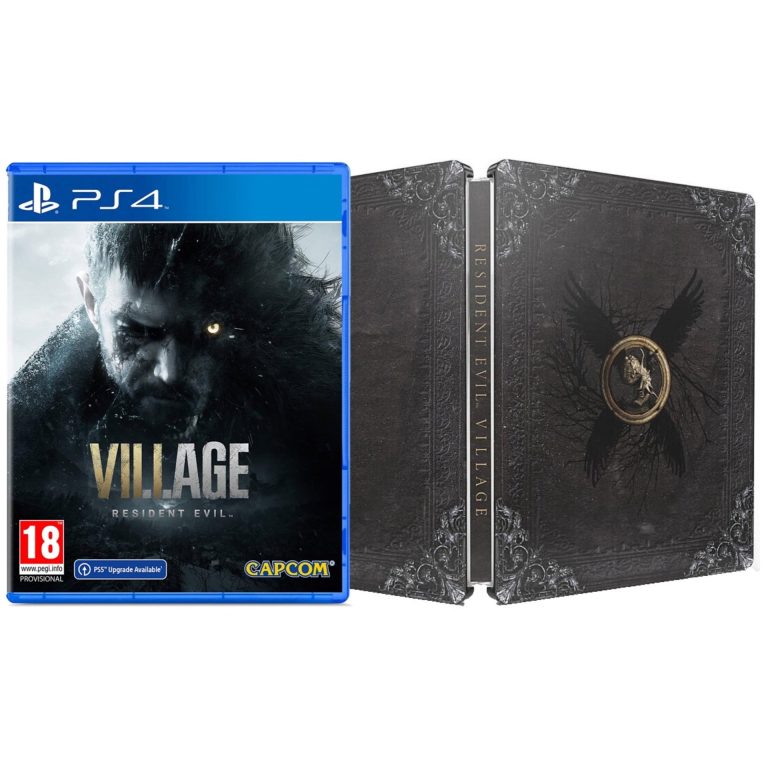 Resident Evil Village Steel Book Edition For PlayStation 4 “Region 2”
