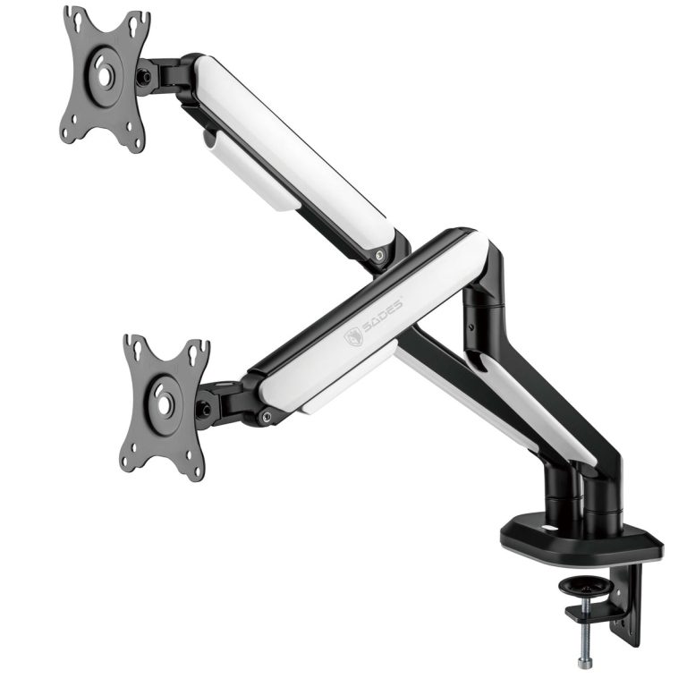 Sades Apep SA-MS02 Dual Monitor Mount Arm (Max Screen size 32"/9KG Per ARM)