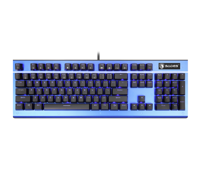 Sades Sickle Gaming Keyboard - Red Switch